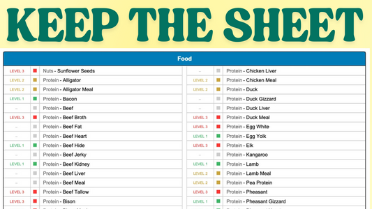 How to Read Your Dog's Allergy Test Sheet